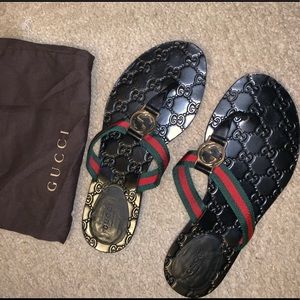 Gucci Thong sandals women’s size 38 (8)